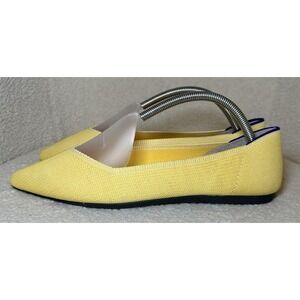 Rothy's The Point Women's Flats 9.5 Yellow Butter Sunshine Marigold Washable